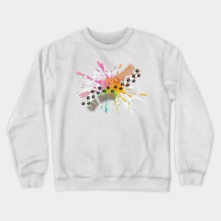 Purrfect Cat Mom Paw Print Crewneck Sweatshirt